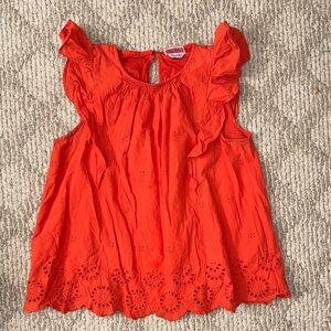 Kate Spade Vibrant Orange Blouse